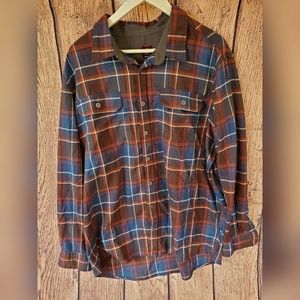 Swiss Tech Button-Up Plaid Long-Sleeve Shirt